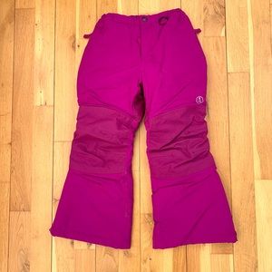 Girl Lands’ End girl’s Waterproof Insulated Snow Ski Winter Pant - Size S